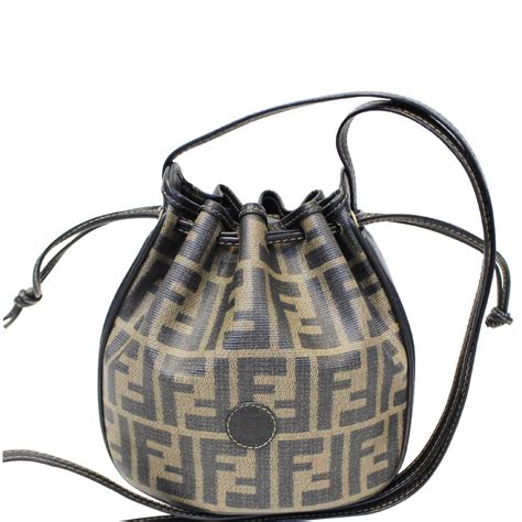 brown fendi bucket bag|fendi drawstring bucket bag.